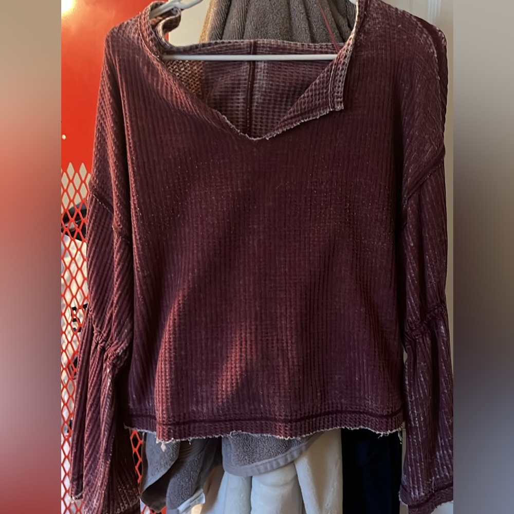 Free People purple top